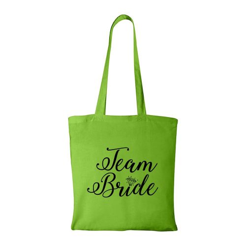 Team Bride - Bevásárló táska zöld