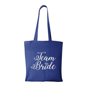 Team Bride - Bevásárló táska kék v4