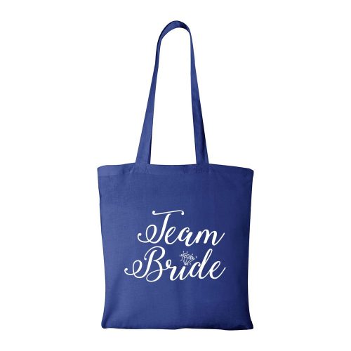 Team Bride - Bevásárló táska kék
