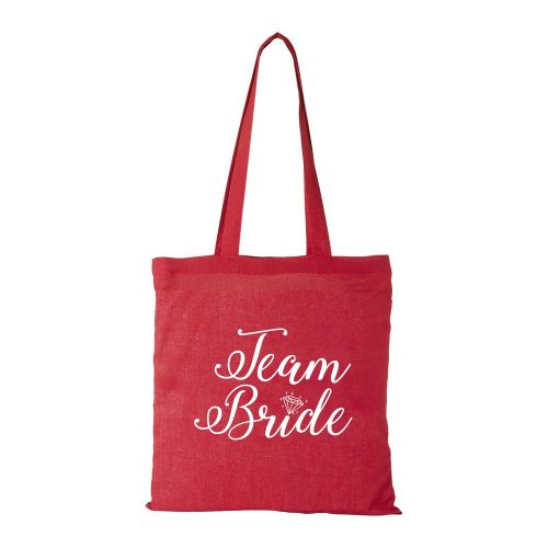 Team Bride - Bevásárló táska piros