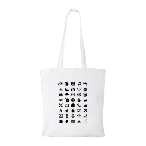 Traveller - Bevásárló táska fehér
