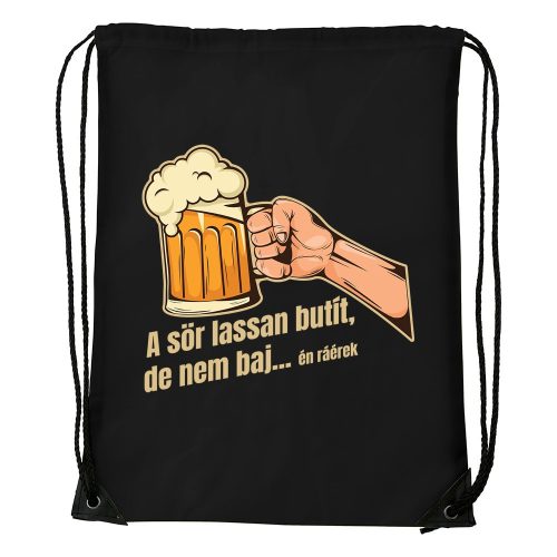 A sör lassan butít - Sport táska fekete