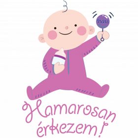 Hamarosan érkezem lány - Sport táska fehér