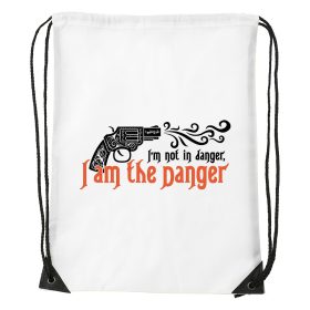 I'm not in danger - Sport táska fehér