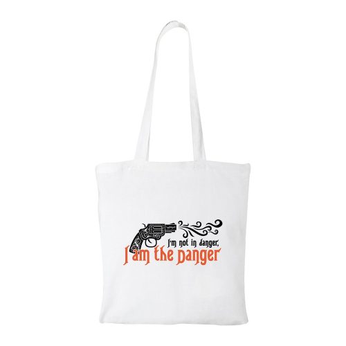 I'm not in danger - Bevásárló táska fehér