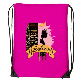 Lánybúcsú - Sport táska magenta v1