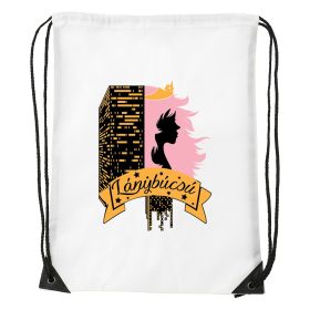 Lánybúcsú - Sport táska fehér v1