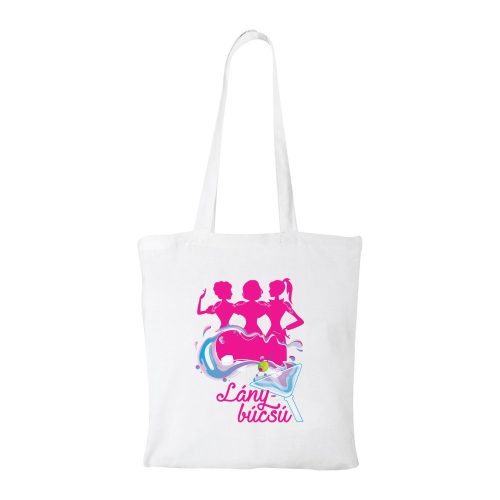 Lánybúcsú - Bevásárló táska fehér