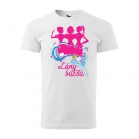 Póló Lánybúcsú  mintával - Fehér v2