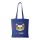 Zenét hallgató cica - Bevásárló táska kék