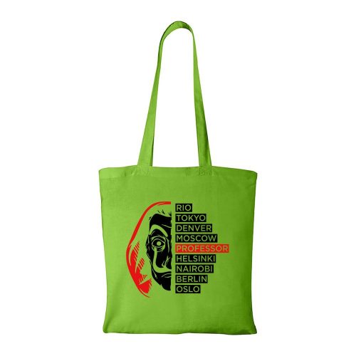 Nagy pénzrablás - Bevásárló táska zöld