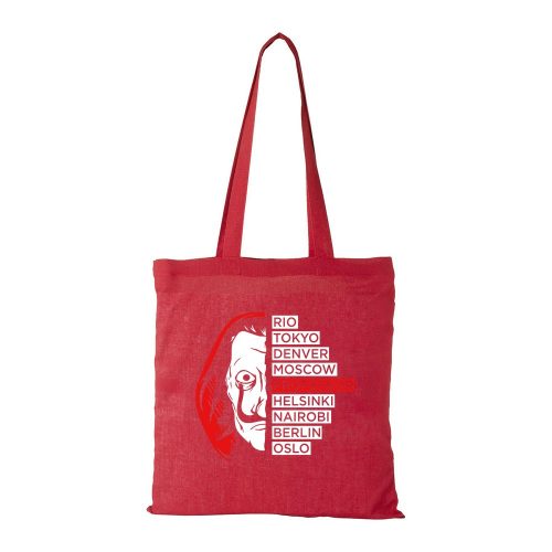 Nagy pénzrablás - Bevásárló táska piros