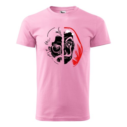 Póló Professor  mintával - Rózsaszín XXL méretben