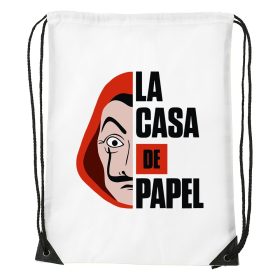 La casa de papel - Sport táska fehér