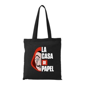 La casa de papel - Bevásárló táska fekete
