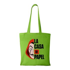 La casa de papel - Bevásárló táska zöld