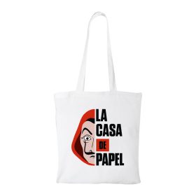 La casa de papel - Bevásárló táska fehér