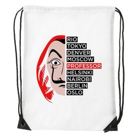 Nagy pénzrablásV2 - Sport táska fehér