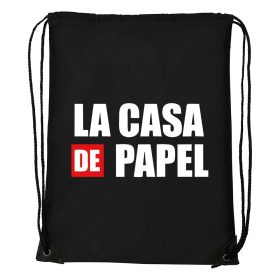 La casa de papelV2 - Sport táska fekete