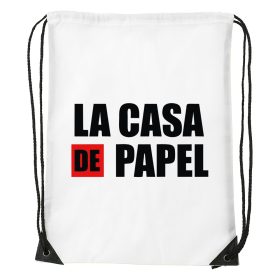 La casa de papelV2 - Sport táska fehér