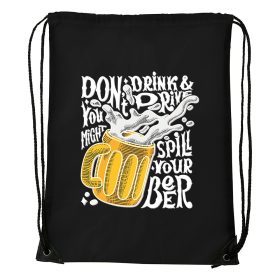 Dont drink and drive - Sport táska fekete