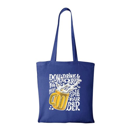Dont drink and drive - Bevásárló táska kék