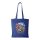 Koponya gombákkal - Bevásárló táska kék