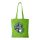 Koponya és canabis - Bevásárló táska zöld