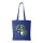 Koponya és canabis - Bevásárló táska kék