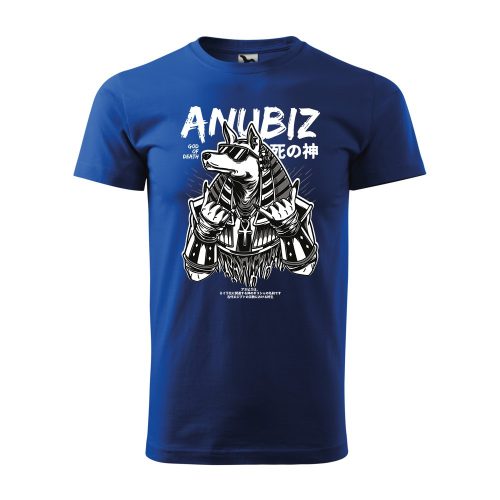 Póló Anubis  mintával - Kék XXL méretben