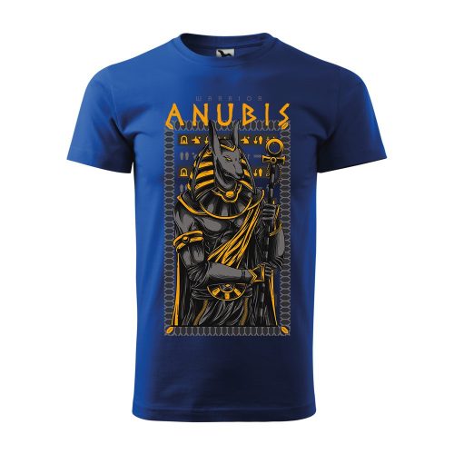Póló Anubis  mintával - Kék L méretben