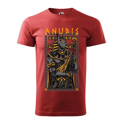 Póló Anubis  mintával - Terrakotta XXL méretben