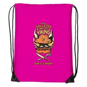 Úgy grillezek mint egy viking - Sport táska magenta