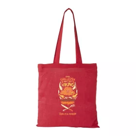 Úgy grillezek mint egy viking - Bevásárló táska piros