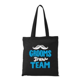 Grooms brew team - Bevásárló táska fekete