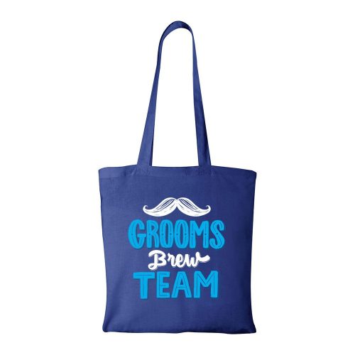 Grooms brew team - Bevásárló táska kék