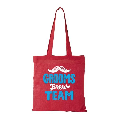 Grooms brew team - Bevásárló táska piros