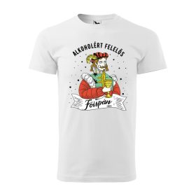 Póló Alkoholért felelős főispán  mintával - Fehér