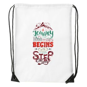 A journey of a 1000 miles - Sport táska fehér