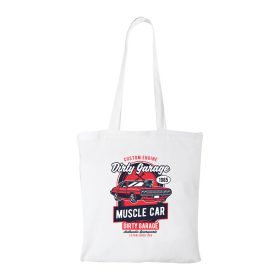 Dirty Garage - Bevásárló táska fehér