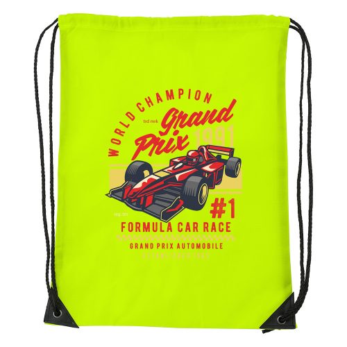 Formula Car Race - Sport táska sárga