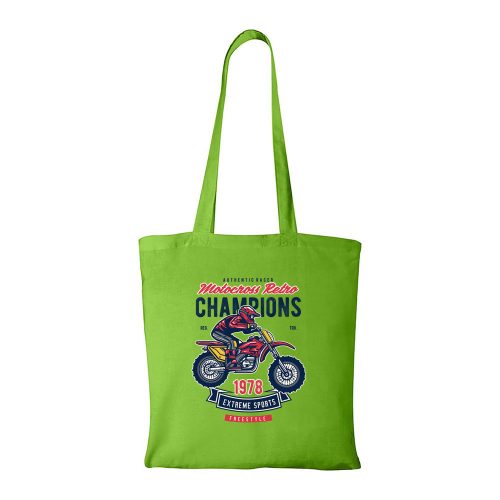 Motocross - Bevásárló táska zöld