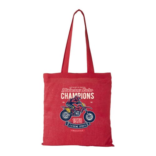 Motocross - Bevásárló táska piros