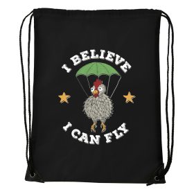 I believe i can fly - Sport táska fekete