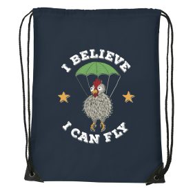 I believe i can fly - Sport táska navy kék