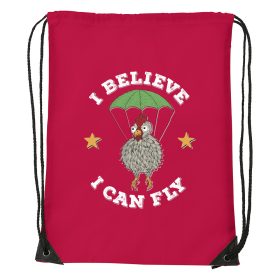 I believe i can fly - Sport táska piros