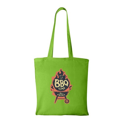 BBQ time - Bevásárló táska zöld
