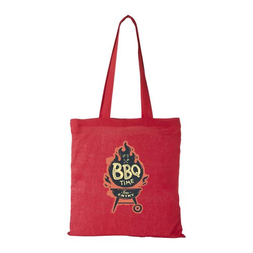 BBQ time - Bevásárló táska piros