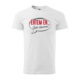 Póló Értem én  mintával - Fehér