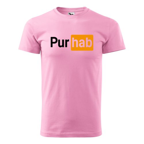 Póló Pur hab  mintával - Rózsaszín XXXL méretben